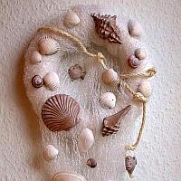 Decorated Seashell Wreath