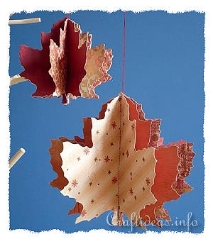 3-D Maple Leaves 