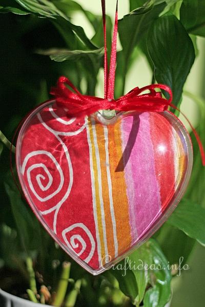 Acrylic Hanging Heart Ornaments 1