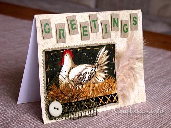 Birthday Card - Greeting Card - Hen Greeting Card for All Occasions 2