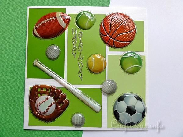 Birthday Card for Boys - Sports Card