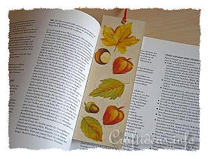Bookmarker with Leaf Motifs 