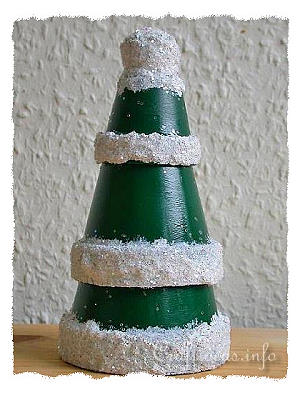 Clay Pot Christmas Tree Craft 