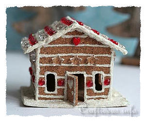 Cork Gingerbread House 