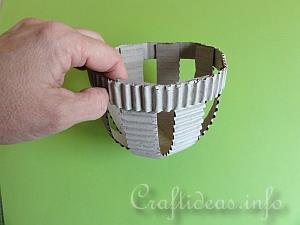 Corrugated Paper Easter Basket Tutorial 6