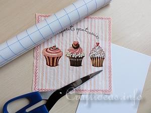 Craft Tutorial - Paper Napkin and Foil Motifs 1