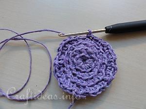 Crochet Easter Basket - Detail 2