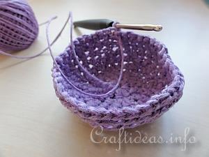 Crochet Easter Basket - Detail 3