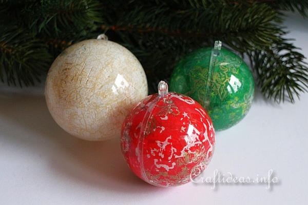 Decopatch Christmas Ornaments 3
