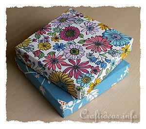 Make Fabric Covered Boxes 