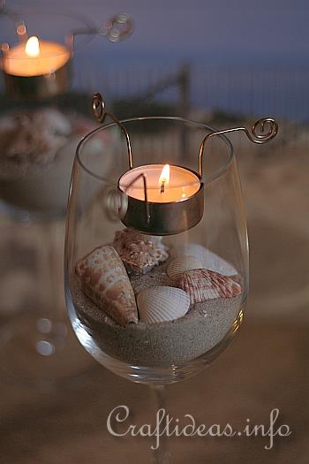 Maritime Tea Light Candle Glass 2