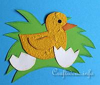 Paper Craft - Hatched Duckling 