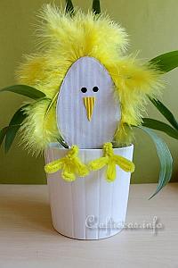 Paper Craft for Easter - Standing Paper Chick 