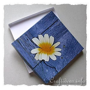 Paper Craft for Summer - Easy to Make CD Gift Box 