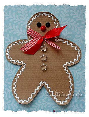 Paper Gingerbread Man 