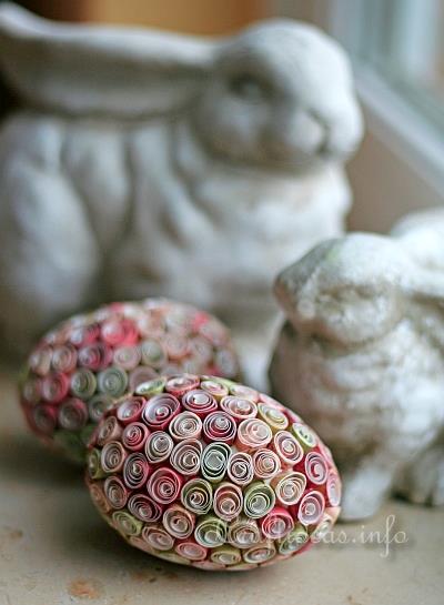Quilled Paper Easter Eggs 1