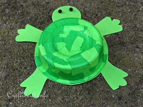 Recycling Craft for Kids - Turtle 2
