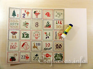 Scrapbook Paper Advent Calendar Tutorial 1