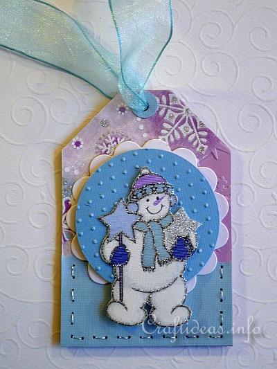 Snowman Gift Tag