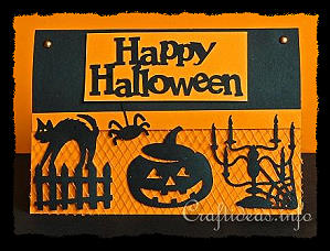 Spooky Happy Halloween Card 
