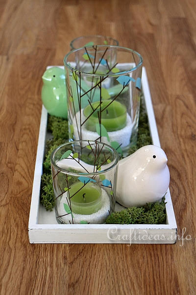 Spring Decorating With Green and White 2