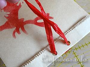 Stencilled Christmas Gift Bags Tutorial 3