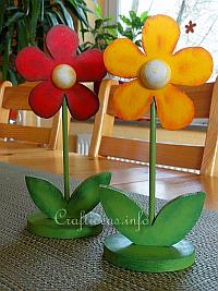 Wood Craft for Spring - Flowers Decoration 