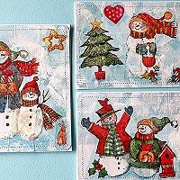 200 Artistic Snowmen Cards
