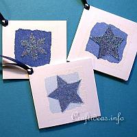 Blue Christmas Package Tags
