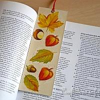 Bookmarker with Leaf Motifs