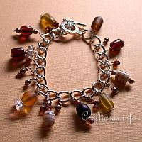 Brown Charm Bracelet