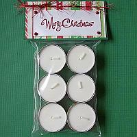 Christmas Gift Idea to Craft - Set of Tea Lights