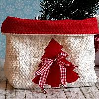 Christmas Terrycloth Baskets