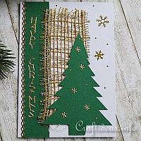 Christmas Tree Greeting Card for the Holidays