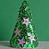 Christmas Tree with Sequins