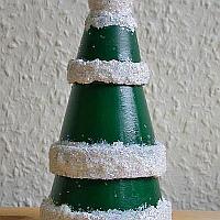 Clay Pot Christmas Tree Craft