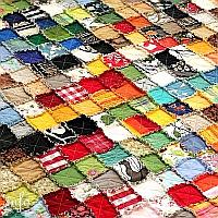 Colorful Rag Quilt