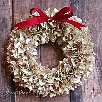 Country Fabric Scraps Wreath