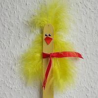 Cute Craft Stick Easter Chick