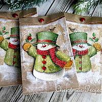 Decoupaged Gift Bags