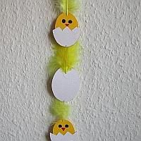 Easter Craft for Kids - Paper Chick Mobile