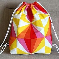 Fabric Drawstring Backpack for Kids