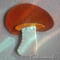 Felt Mushroom Craft