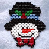 Fuse Beads Snowman