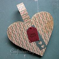 Heart Shaped Holder with Handles
