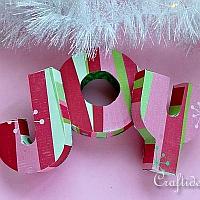 Joy Paper Christmas Decoration