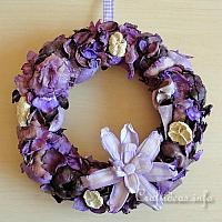 Lilac Colored Potpourri Wreath