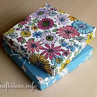 Make Fabric Covered Boxes