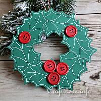 Paper Wreath Ornament