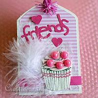 Pink Friends Gift Tag for Teens